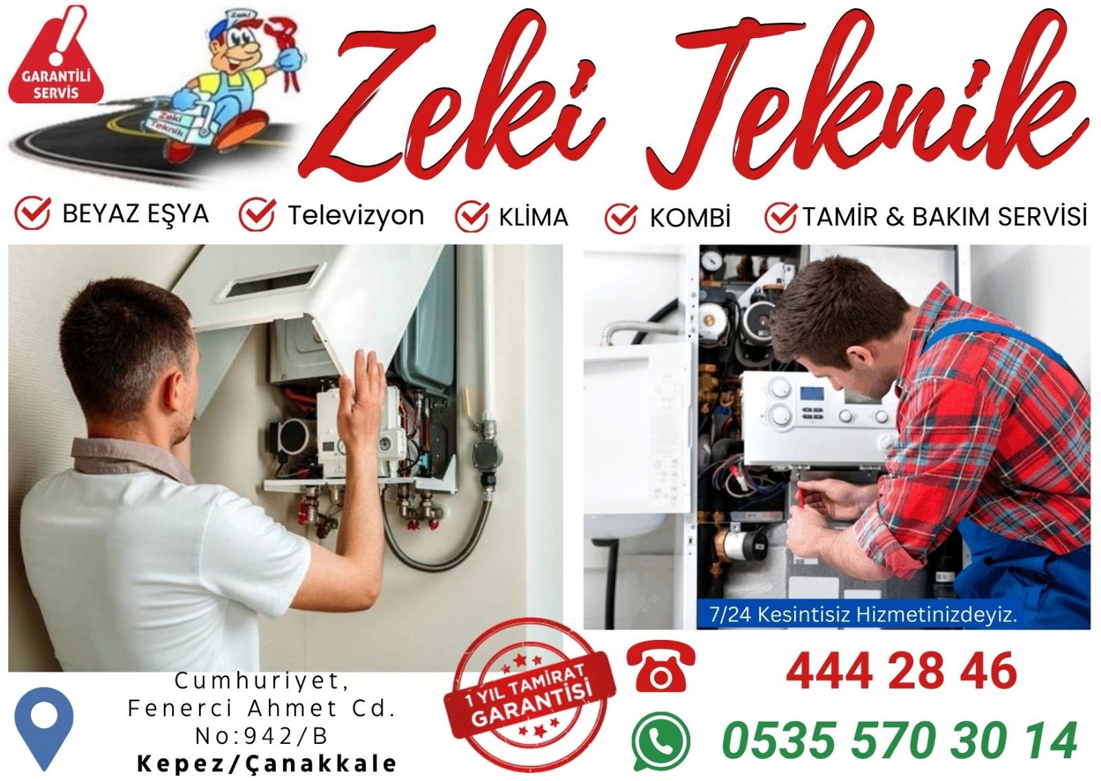 Çanakkale Kepez Kombi Bakımı Petek Temizleme