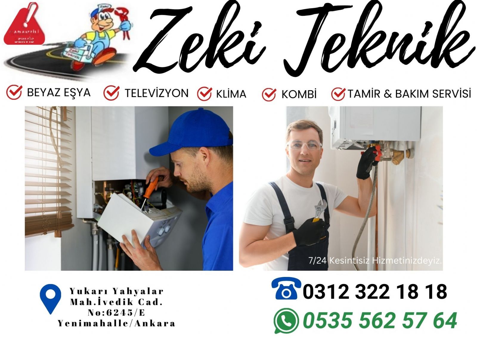 İvedik Kombi Bakımı Petek Temizleme
