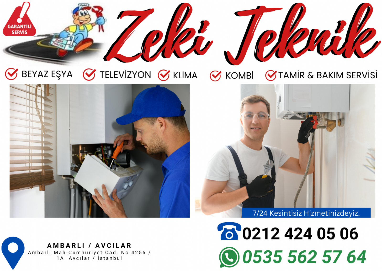 Ambarlı  Kombi Bakımı ve Petek Temizleme 