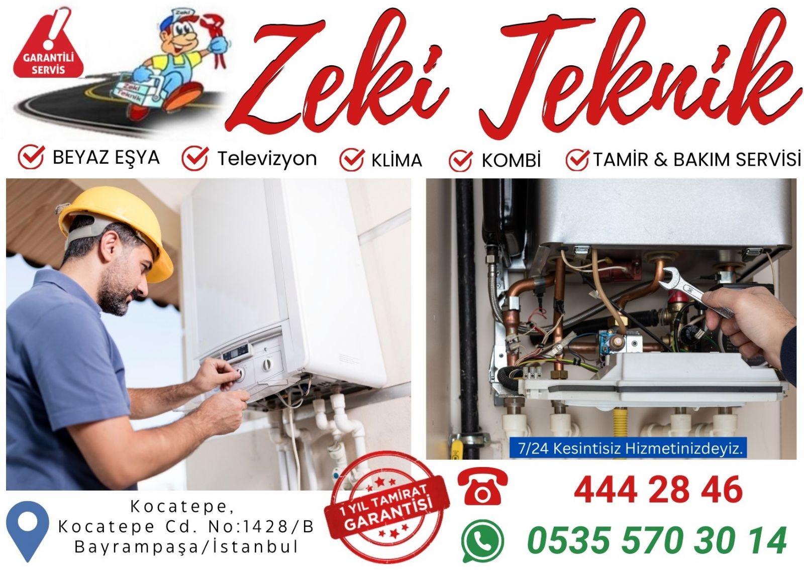 Bayrampaşa Kombi Bakımı ve Petek Temizleme