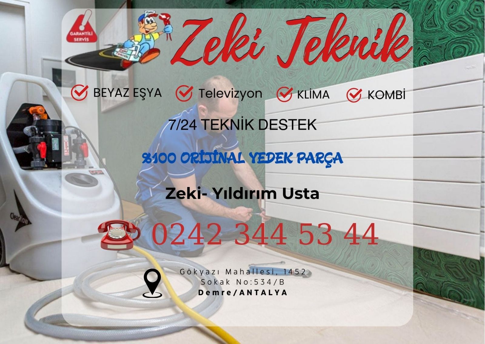Demre Kombi Bakımı Petek Temizleme