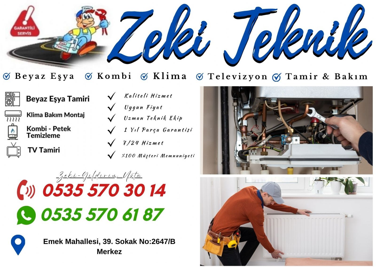 Emek Kombi Bakımı ve Petek Temizleme