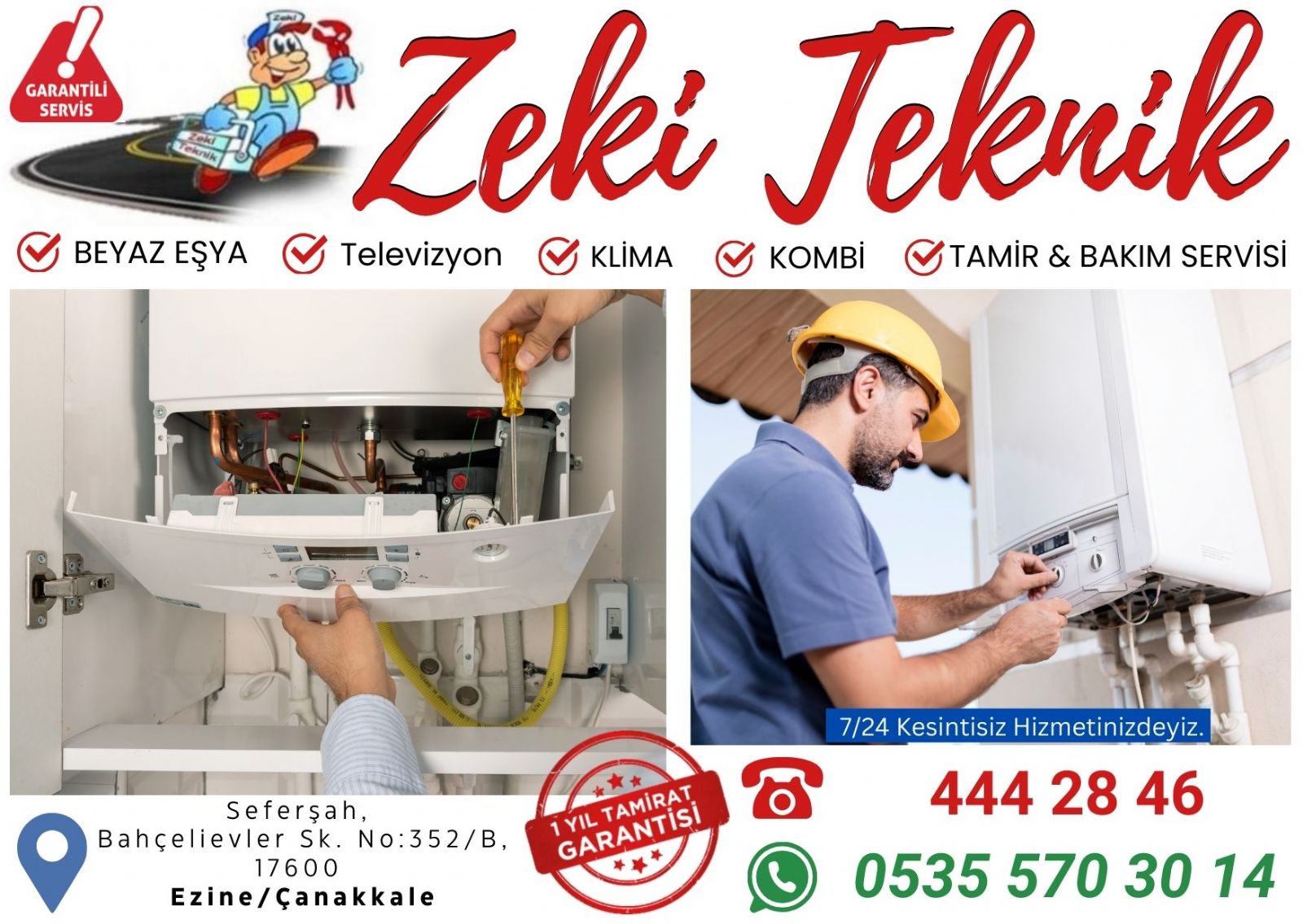 Ezine Kombi Bakımı Petek Temizleme