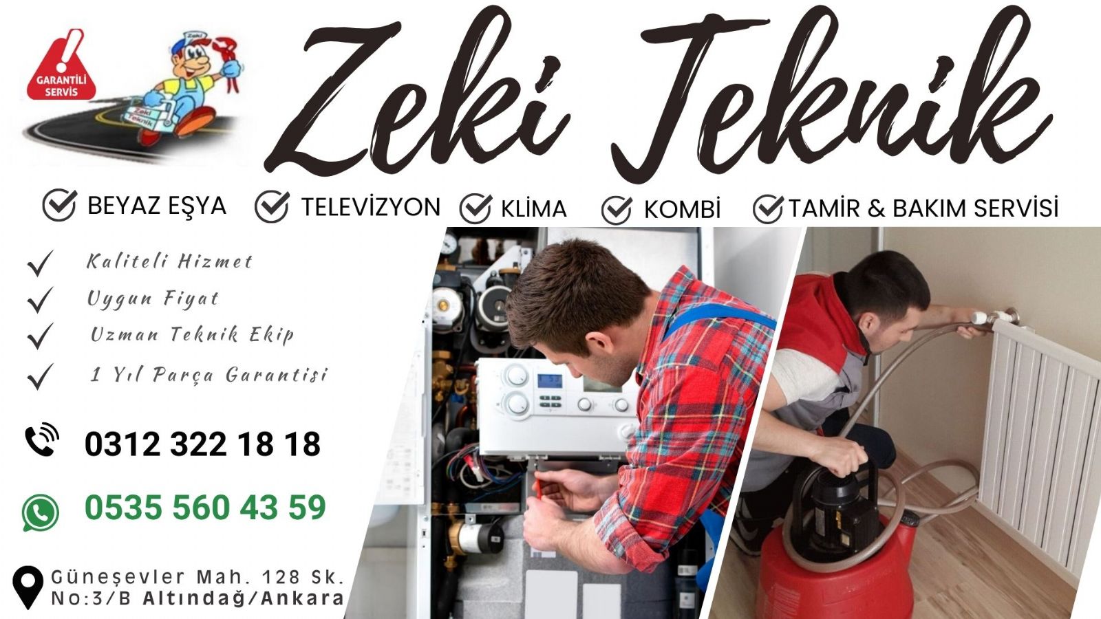 Güneşevler Kombi Bakım Petek Temizleme