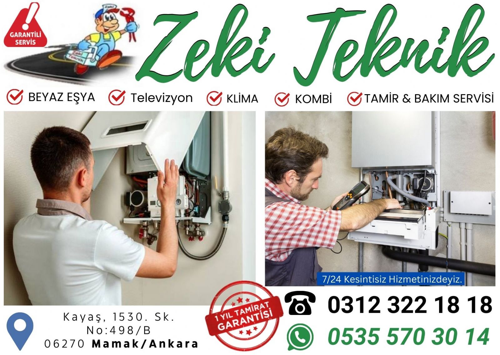 kayaş kombi bakımı petek temizleme