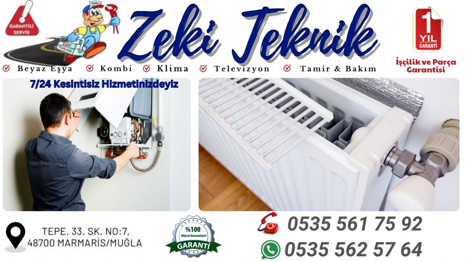 Marmaris Kombi Bakım Petek Temizleme