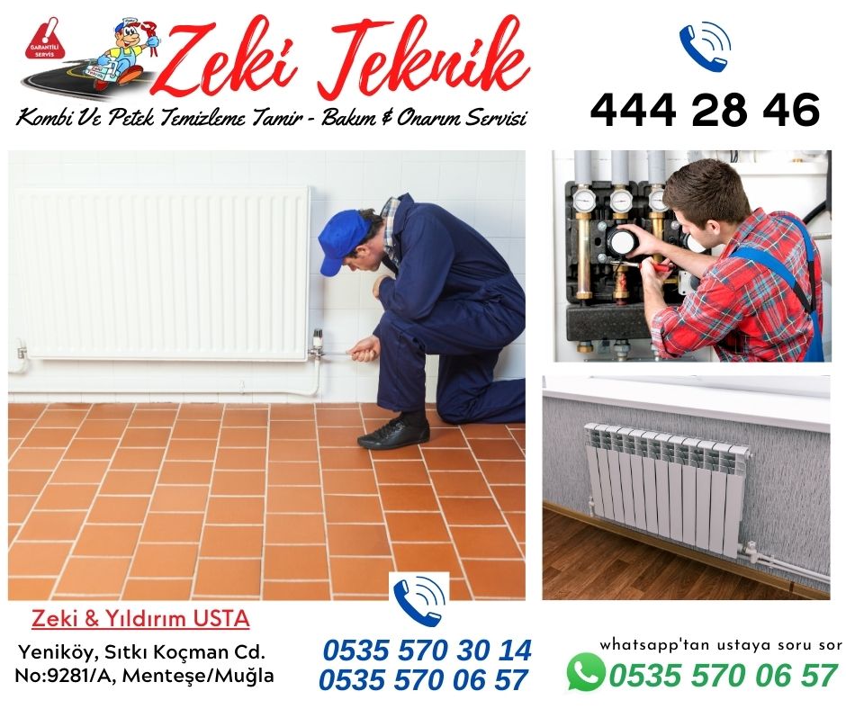 Menteşe Kombi Bakımı Petek Temizleme