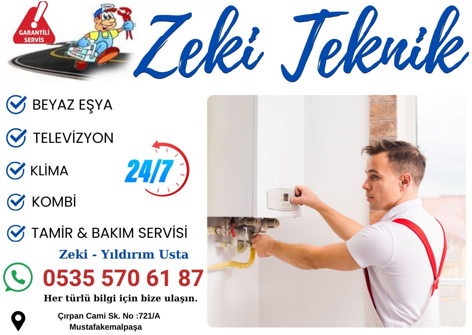 Mustafa Kemalpaşa Kombi Bakımı Petek Temizleme