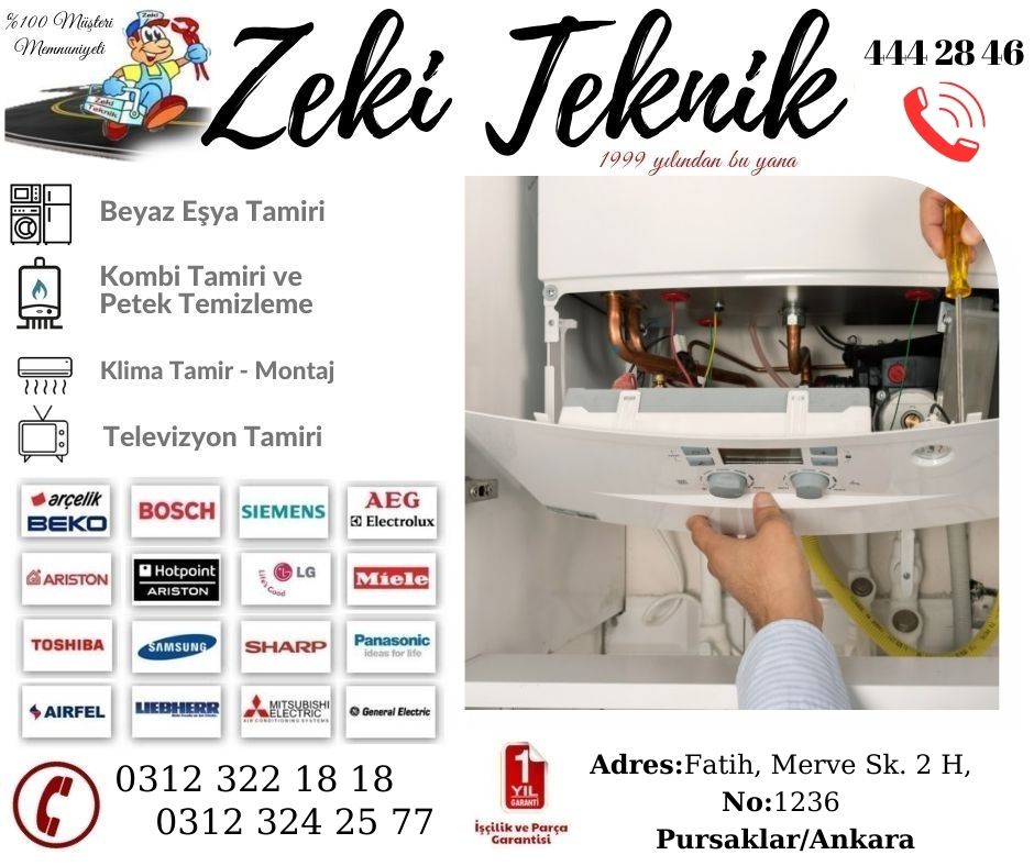 Pursaklar Saray Kombi Bakımı ve Petek Temizleme