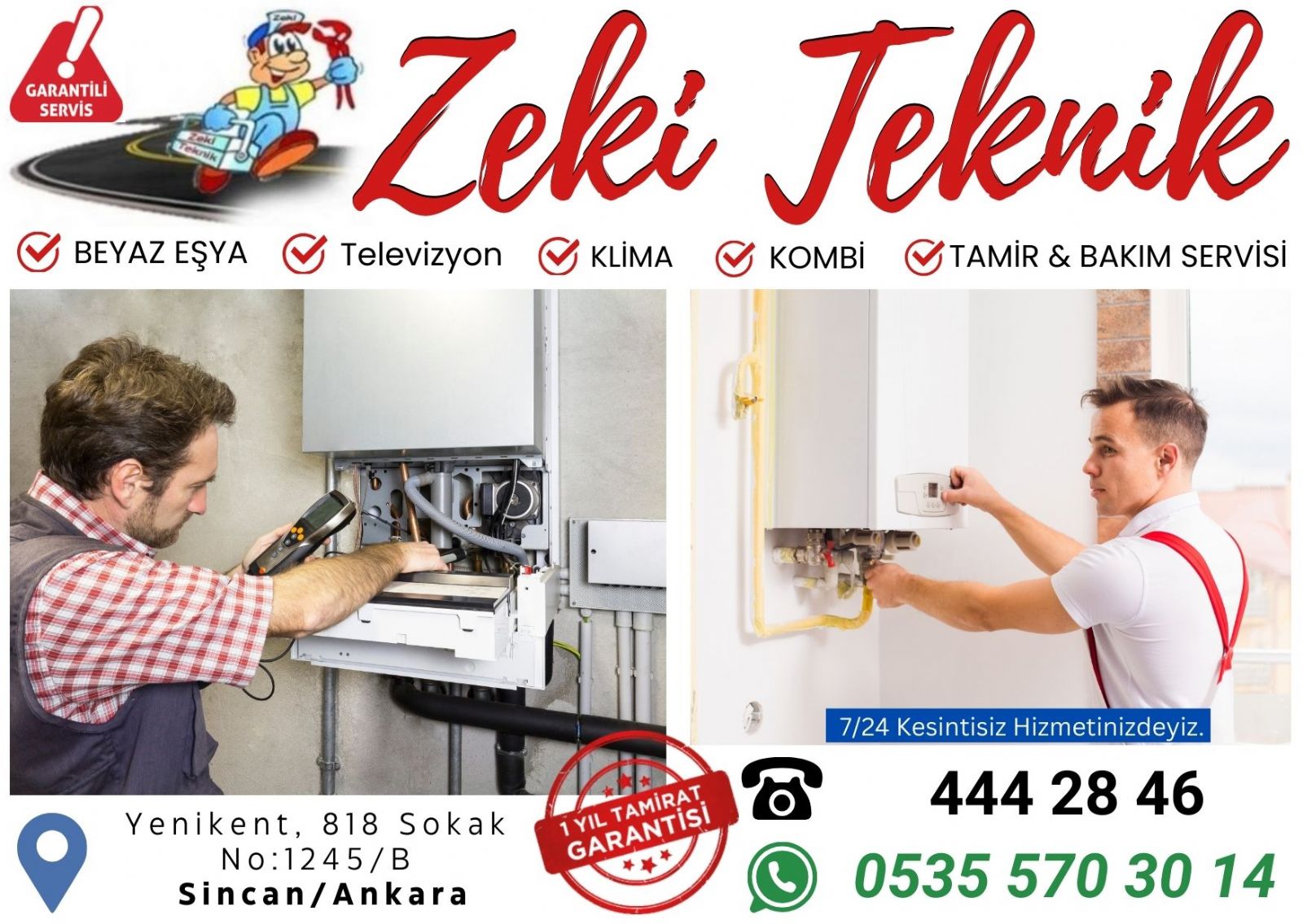Yenikent Kombi Bakımı