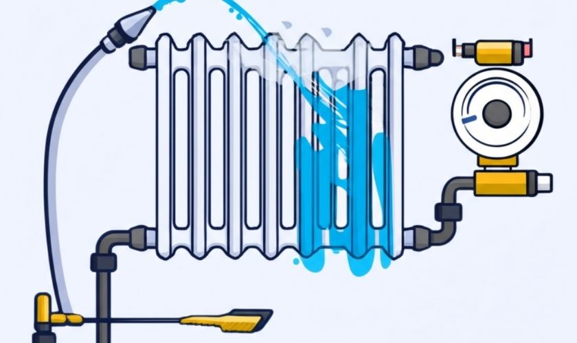 van kombi bakımı petek temizleme